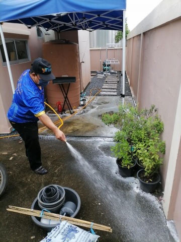 กำจัดปลวกบริเวณบ้าน